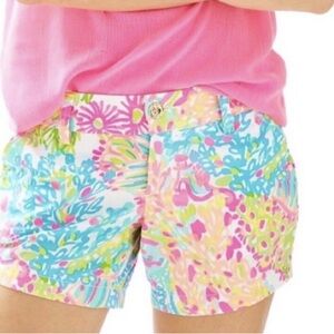 Lilly Pulitzer Callahan Patterned Lover’s Coral Women's Shorts